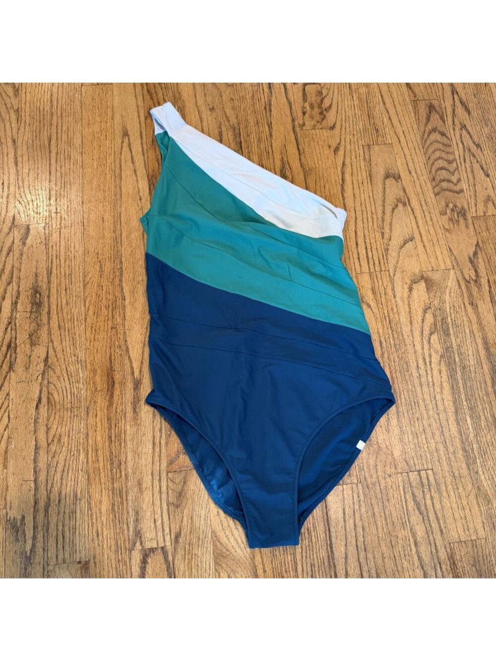 SUMMERSALT WOMENS GREEN ONE PIECE SWIM SUIT BATHING SIZE 14